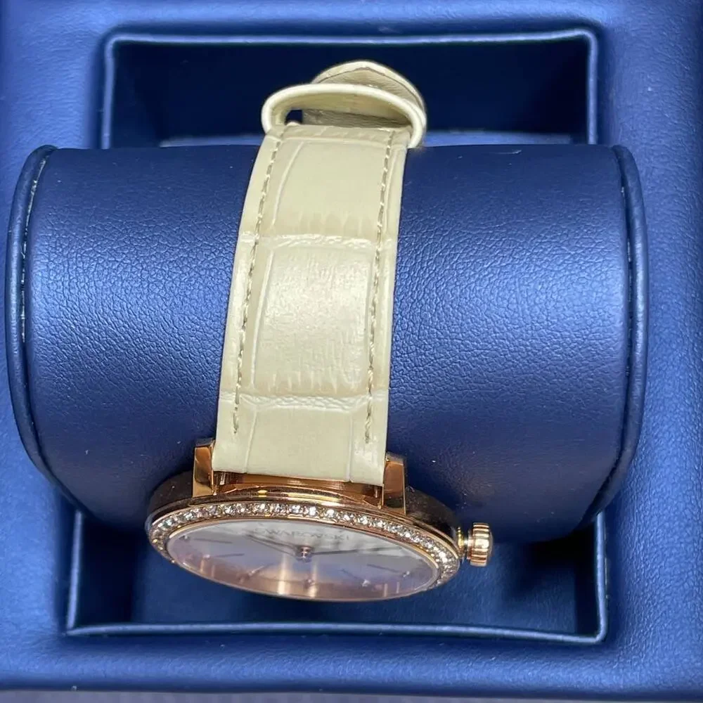 Swarovski silver dial